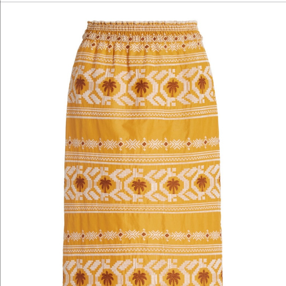 NWT Johanna Ortiz set size 6! knotting secrets skirt and canaveral cropped top